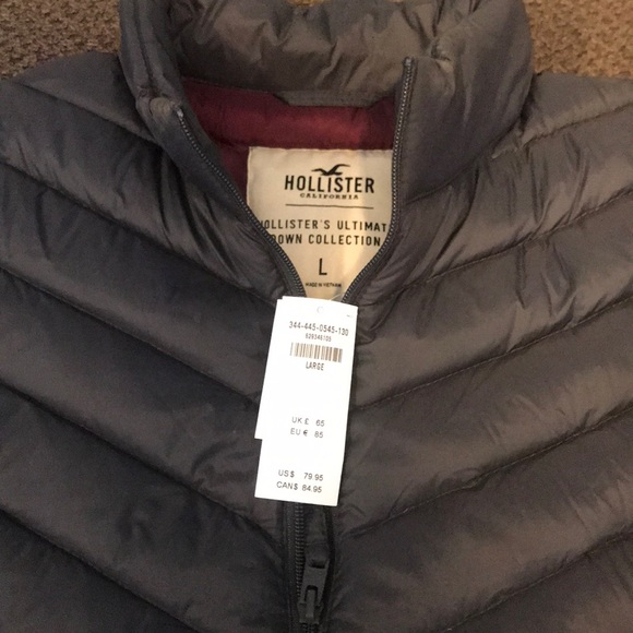 New gray puffer jacket - Picture 2 of 3